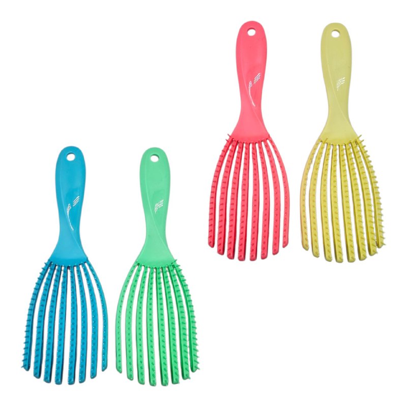 CEPILLO DESENREDANTE PULPO CON CERDAS NATURALES Y DE NYLON DE ALTA RESISTENCIA A LA TEMPERATURA 21CM STAY BEAUTYFUL 2UND