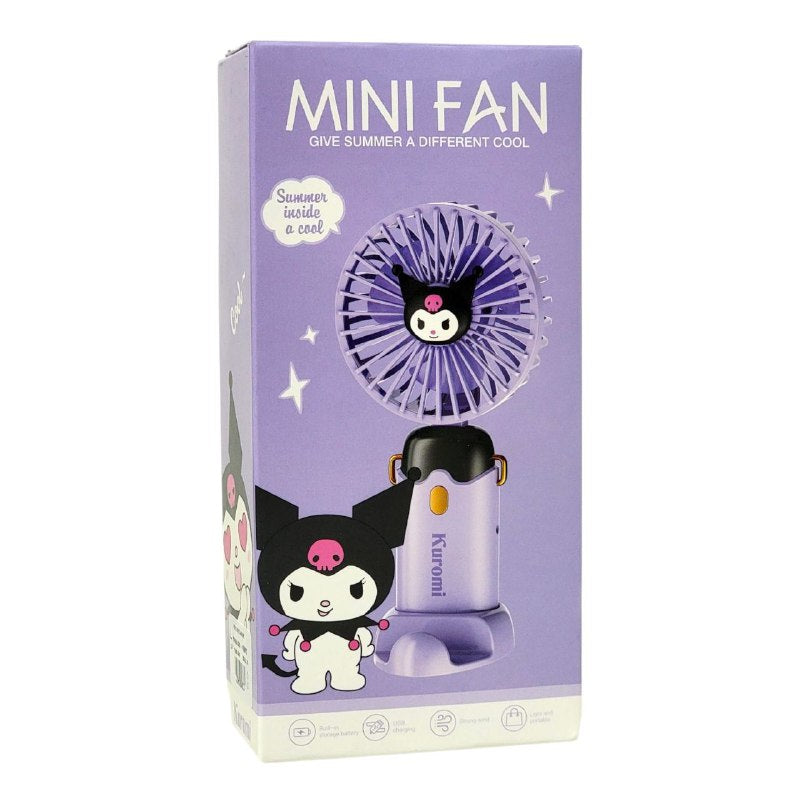 VENTILADOR DE MANO O MESA RECARGABLE CON SOPORTE PARA CELULAR 4 ESTILOS