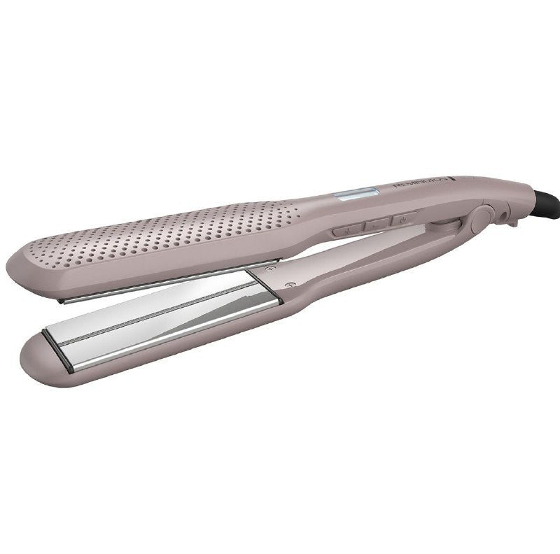 PLANCHA PARA EL CABELLO WET2STRAIGHT, SECA Y ALISA EN UN SOLO PASO, CERAMICA AVANZADA CON MICROACONDICIONADORES, ANTIFRIZZ, CONTROL DE TEMPERATURA DIGITAL, USO SEGURO EN CABELLO HUMEDO O SECO REMINGTON
