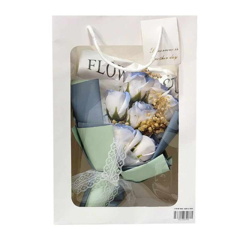 RAMO DE FLORES DE REGALO EN BOLSA, IDEAL PARA REGALAR EN OCASIONES ESPECIALES