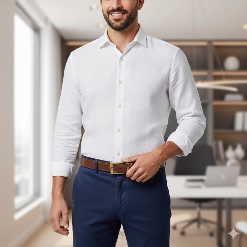 FAJA ORIGINAL TOMMY HILFIGER REVERSIBLE PARA CABALLERO COLOR NEGRO Y CAFÉ TALLA L 30-32