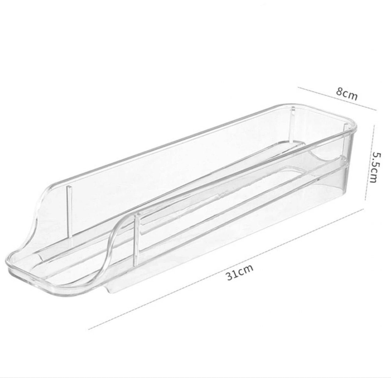 ORGANIZADOR DE HUEVOS TRANSPARENTE TRIPLE CAPA DE 7 HUEVOS CADA UNA ROLLING EGG BOX