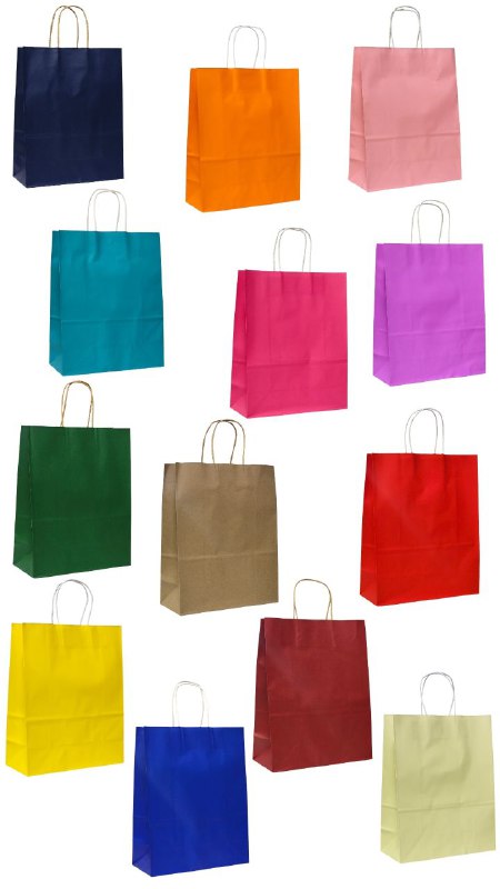 BOLSA DE REGALO GRANDE 31X42X11.5 13 COLORES