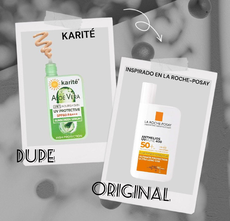 PROTECTOR SOLAR 2 EN 1 DE ALOE VERA SPF60 KARITE 60ML DUPE DE LAROCHE POSAY