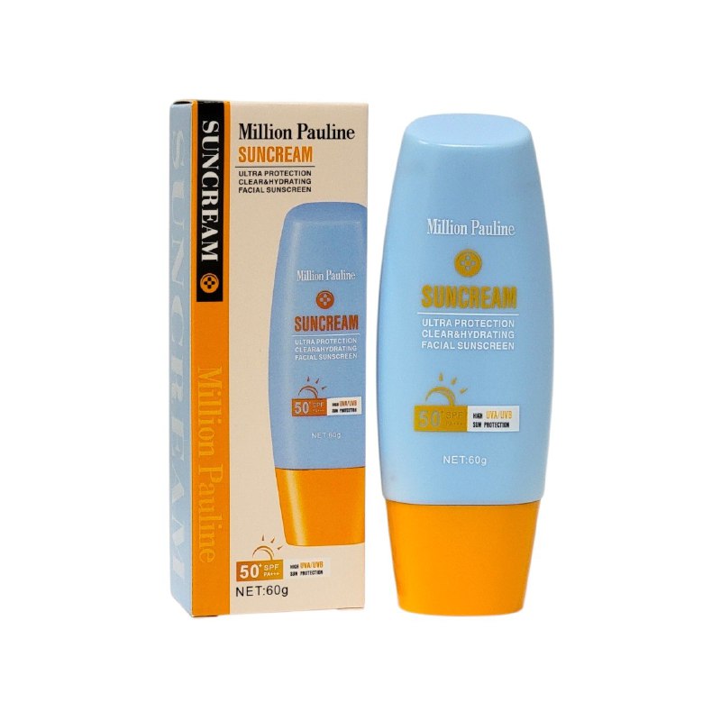 PROTECTOR SOLAR EN CREMA DUPE DE ISDIN, TRANSPARENTE Y HIDRATANTE SPF 50 MILLION PAULINE 60G