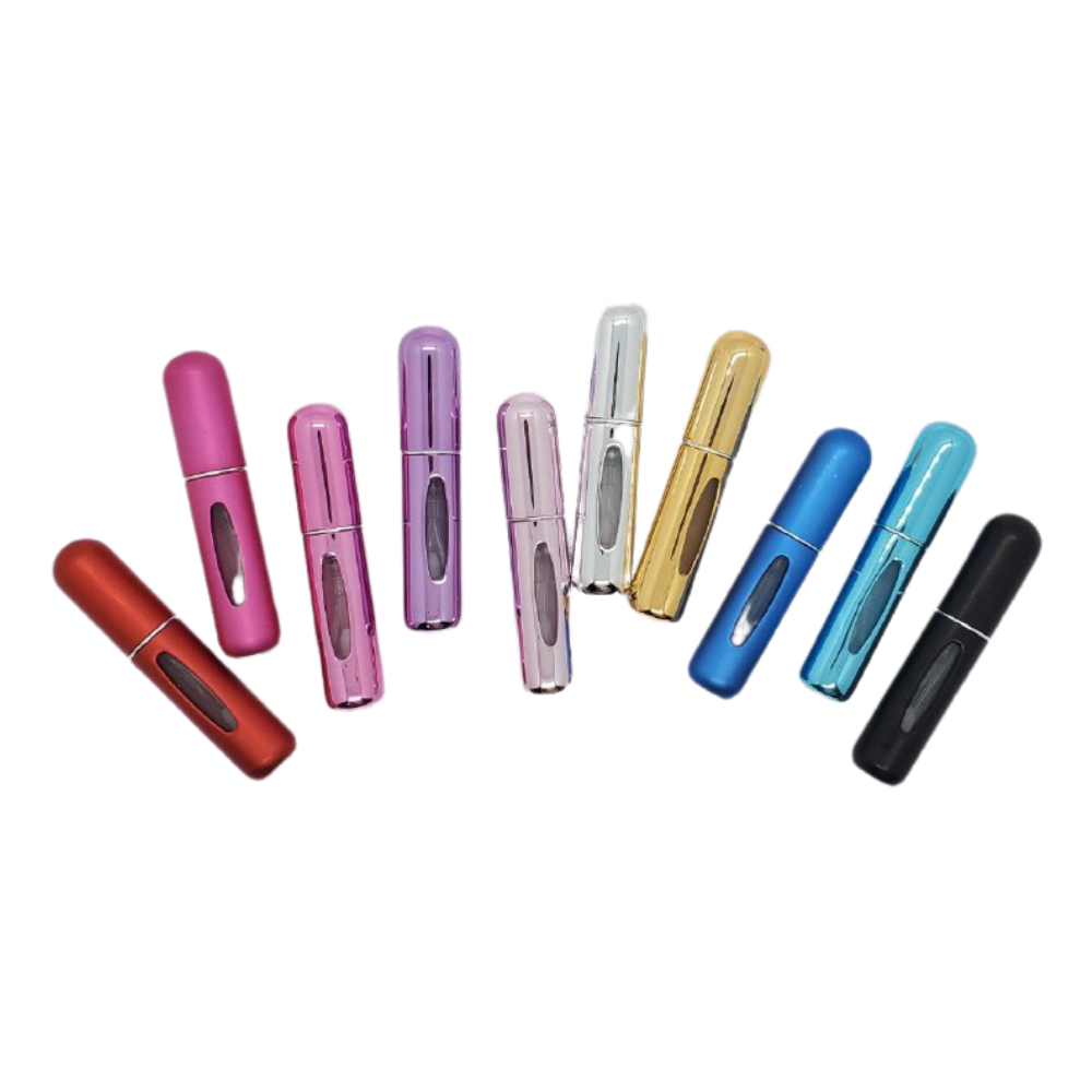 MINI DISPENSADOR DE PERFUME RECARGABLE PORTATIL 5ML TUBOS TU ITOS RECARGABLE PERFUME