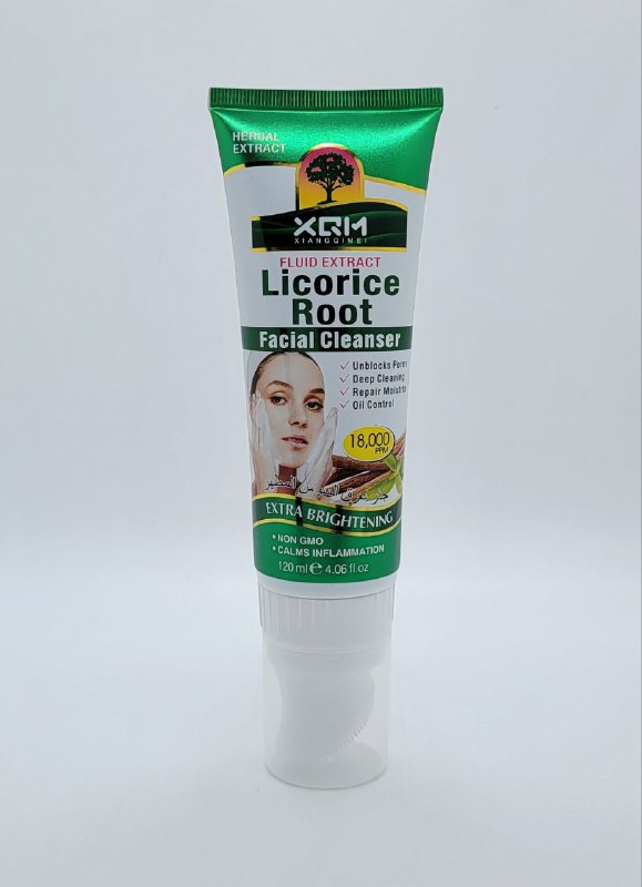 LIMPIADOR FACIAL EN ESPUMA EXTRACTO DE RAIZ DE REGALIZ CONTROL ACEITE XQM XIANGQIMEI 120ML