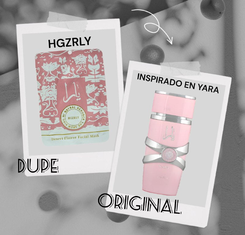 MASCARILLA FACIAL DE FLOR DEL DESIERTO HIDRATANTE Y REFRESCANTE HFZRLY 25ML DUPE DE LATTAFA YARA