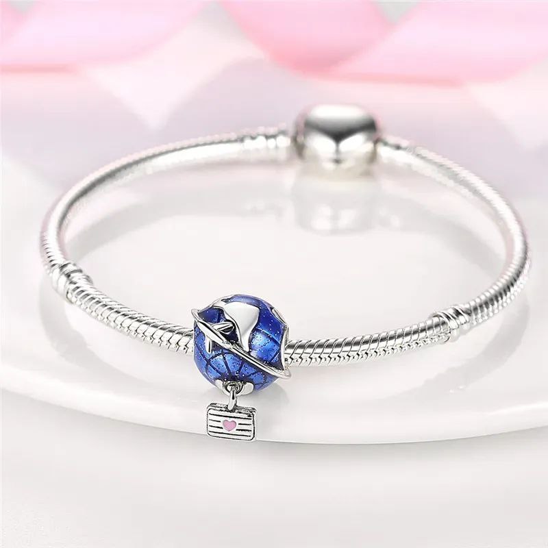 PCHARM4026 FORMA DE MUNDO PANDORA PLATA 9.25