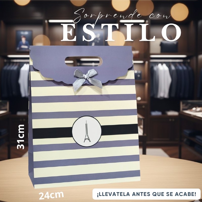 BOLSA DE REGALO GRANDE 24X31CM