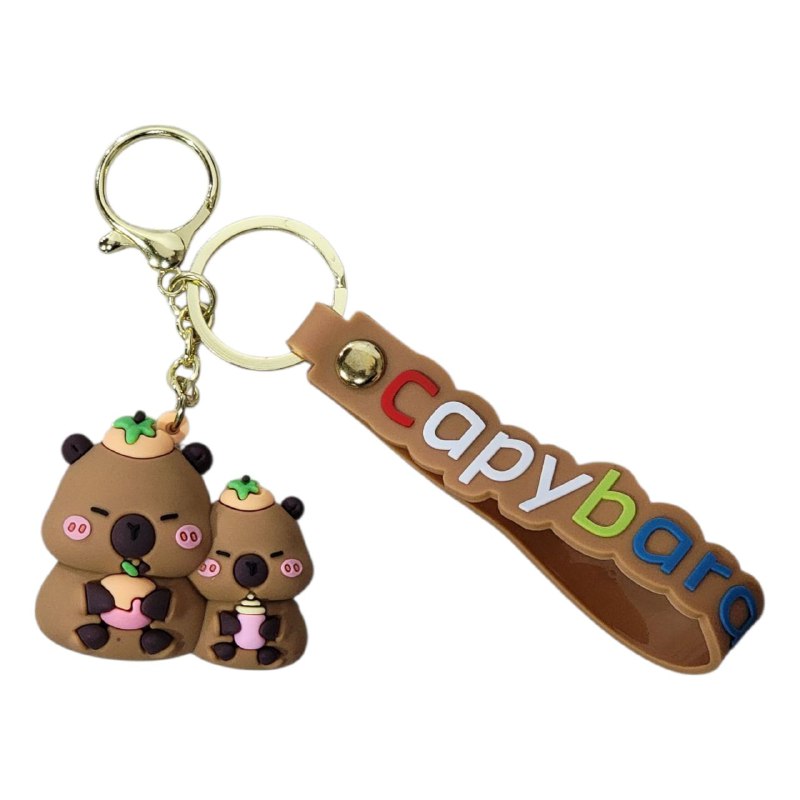 LLAVEROS DE CAPIBARA,CAPYBARA, 5 ESTILOS DISPONIBLES