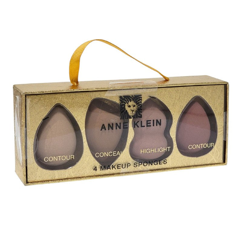ESPONJAS DE MAQUILLAJE EN SET DE 4 PIEZAS PARA DIFUMNINAR UNIFORME ANNE KLEIN