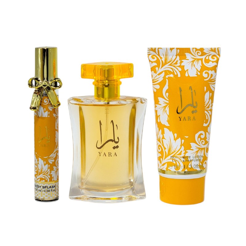 SET DE PERFUME MYSTICAL YARA 3PCS (M) (INSPIRADO EN LATTAFA YARA TOUS)