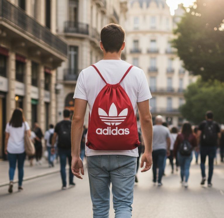 MOCHILA ORIGINAL CON CORDÓN ADIDAS