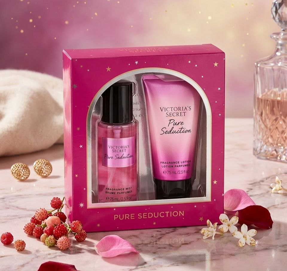 SET DE VICTORIAS SECRET PURE SEDUCTION SPLASH Y CREMA 75MLX2