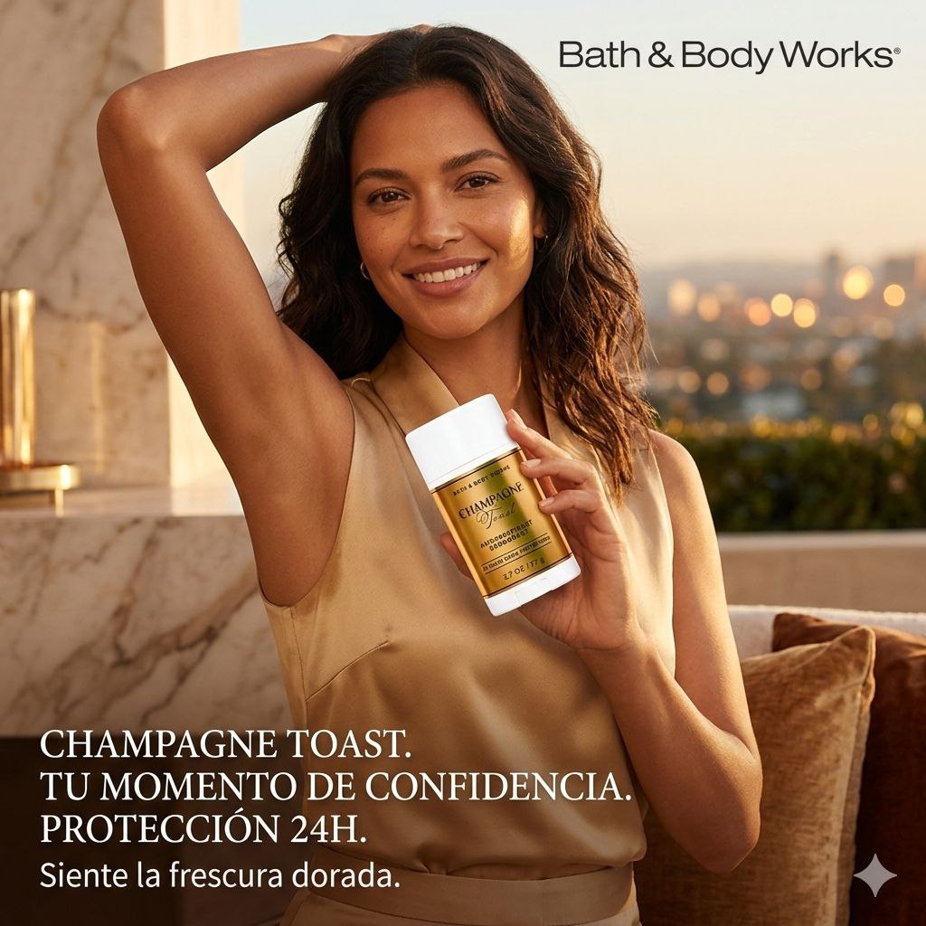 DESODORANTE ANTITRANSPIRANTE CHAMPAGNE TOAST BATH & BODY WORKS 77G