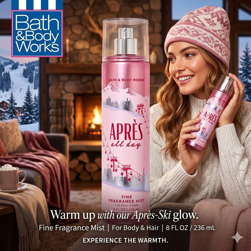 BATH & BODY WORKS SPLASH APRES ALL DAY 236ML (M) (DUPE JIMMY CHOO I WANT CHOO WITH LOVE EDP)