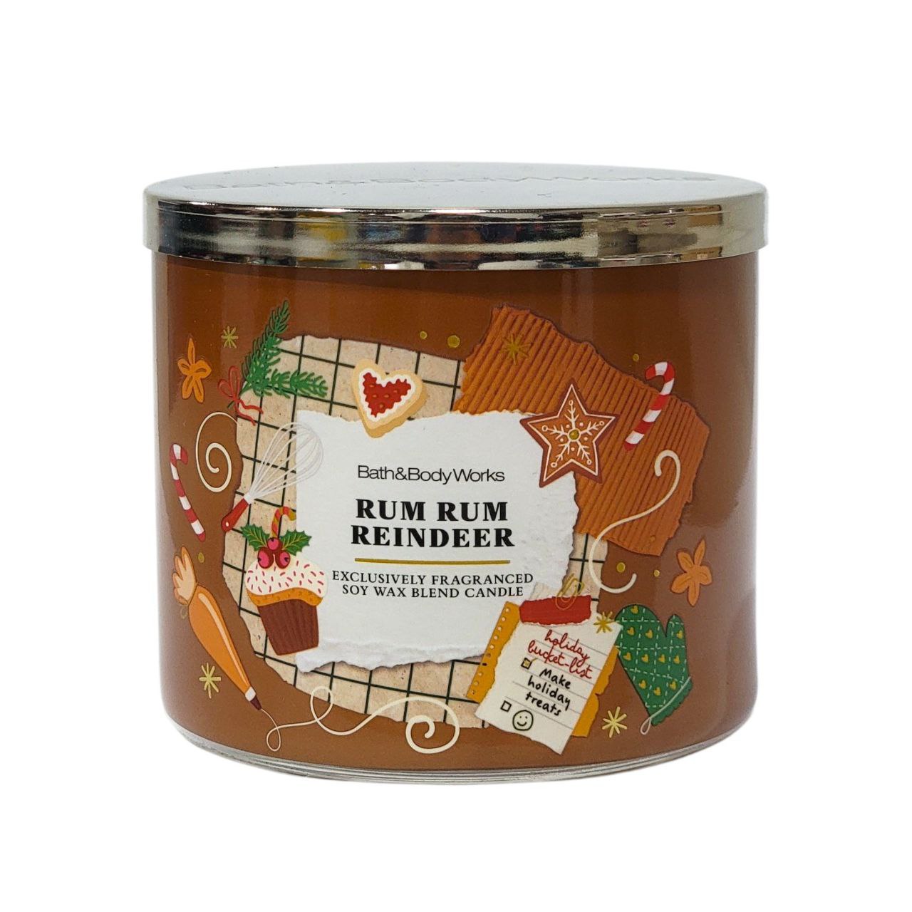 VELA AROMATICA BATH & BODY WORKS RUM RUM REINDEER 411G
