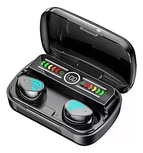 AUDIFONOS AURICULARES INALAMBRICOS ORIGINALES SONIDO DE ALTA CALIDAD, ELIMINACION DE RUIDO AMBIENTAL TOQUE DE HUELLA DIGITAL, PANTALLA LED, TANGO DE 10 METROS, BATERIA 5H 27 NEWEST