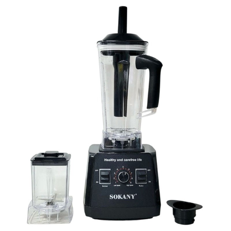 MAQUINA LICUADORA MULTIUSOS SK-666, 500W, 2.5L NEGRO SOKANY