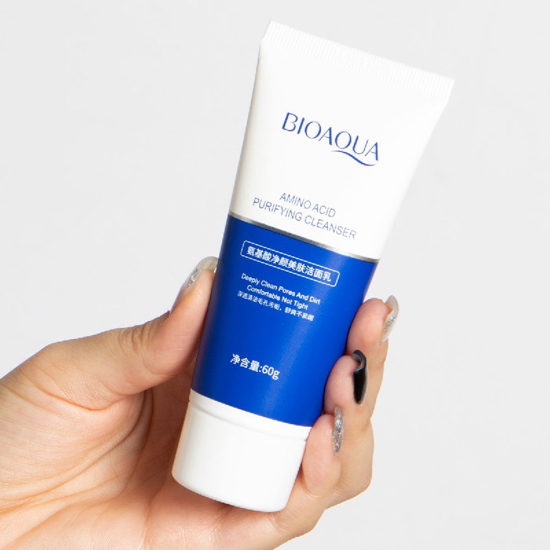 LIMPIADOR FACIAL PURIFICANTE Y EMBELLECEDOR CON AMINOACIDOS BIOAQUA 60G
