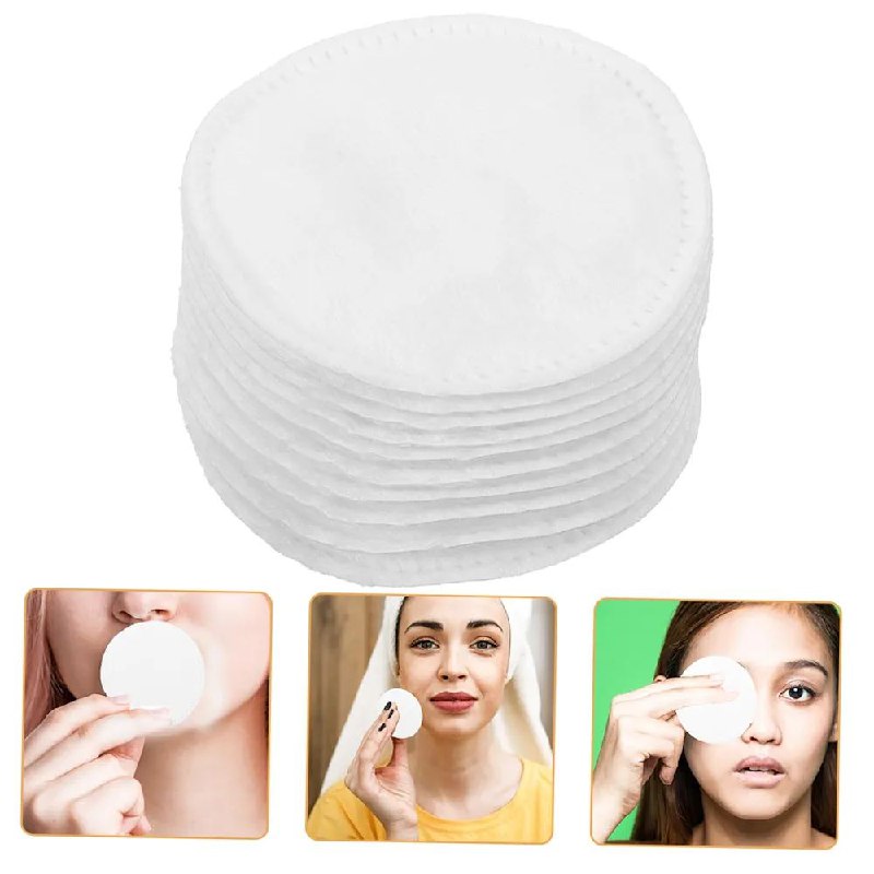 BOLAS DISCOS DE ALGODON FACIALES, SUAVE Y PUROS Y ALTAMENTE ABSORBENTES YIRANRU 80UND