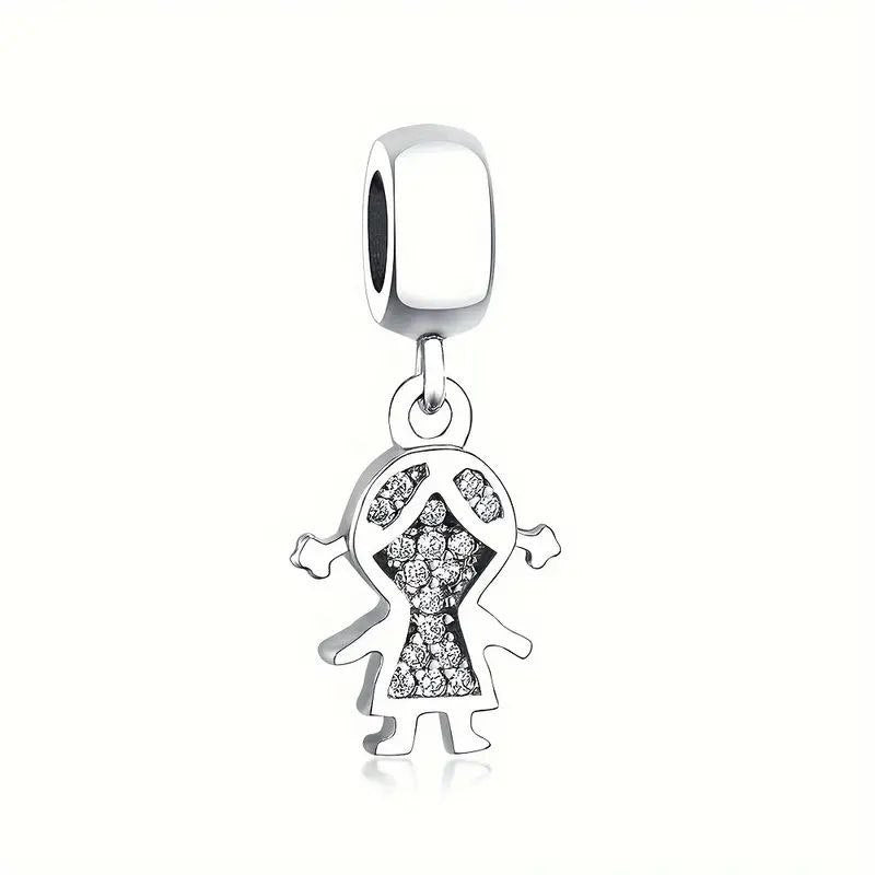 PCHARM3068 FORMA DE NIÑA PANDORA PLATA 9.25