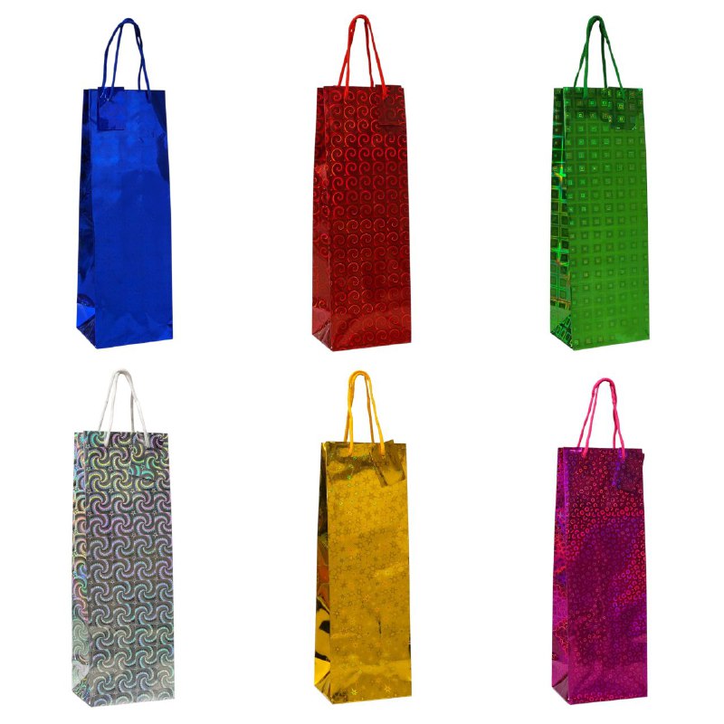 BOLSA DE REGALO PARA BOTELLA 36X12CM