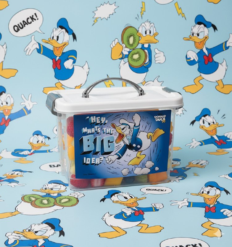 ORGANIZADOR CAJA DE ALMACENAMIENTO ORGANIZADORA PARA NIÑOS DE DISNEY PATO DONALD 15X18X11CM