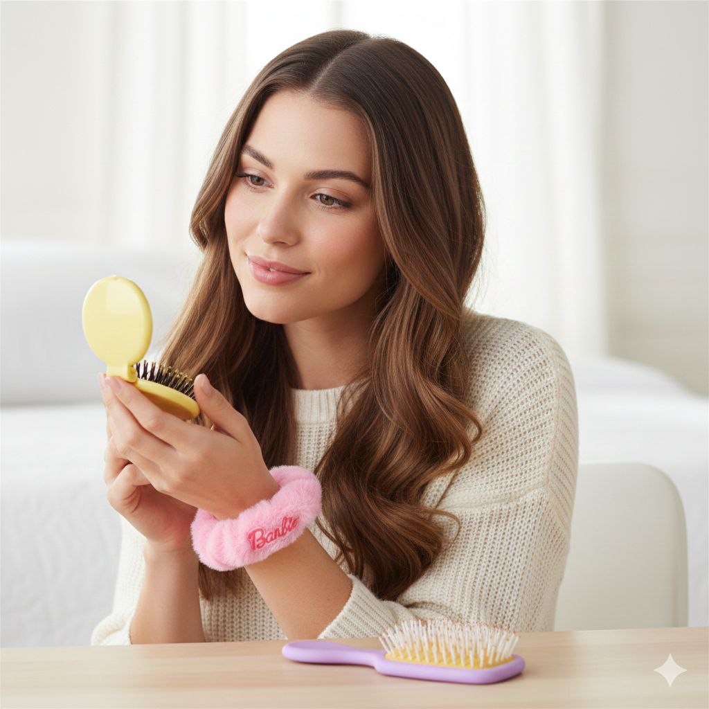 SET DE CUIDADO PERSONAL ESTILO BARBIE 3PCS KISS LOVELY