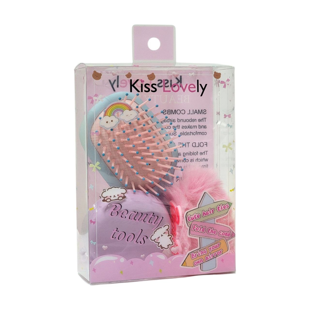 SET DE CUIDADO PERSONAL ESTILO BARBIE 3PCS KISS LOVELY