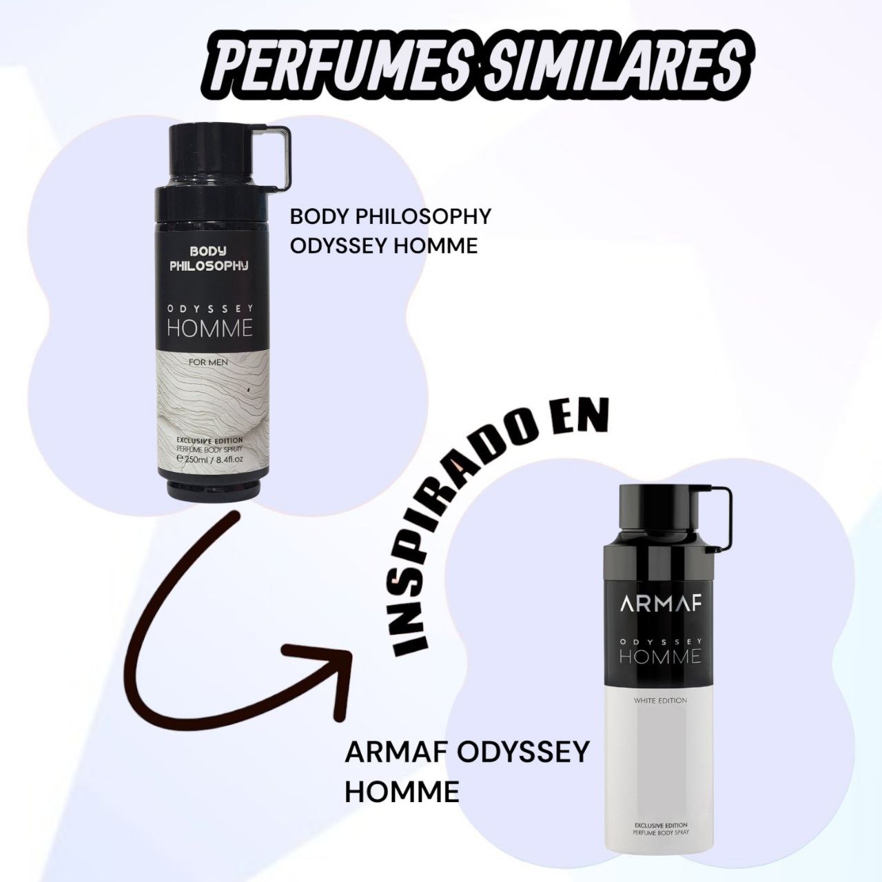 BODY SPRAY BODY PHILOSOPHY ODYSSEY HOMME FOR MEN 250ML (H) (DUPE ARMAF ODYSSEY HOMME)