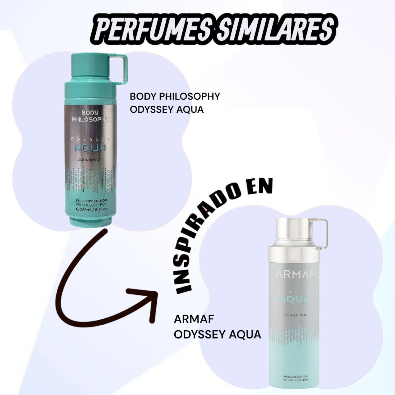 BODY SPRAY BODY PHILOSOPHY ODYSSEY AQUA 250ML (H) (DUPE ARMAF ODYSSEY AQUA)