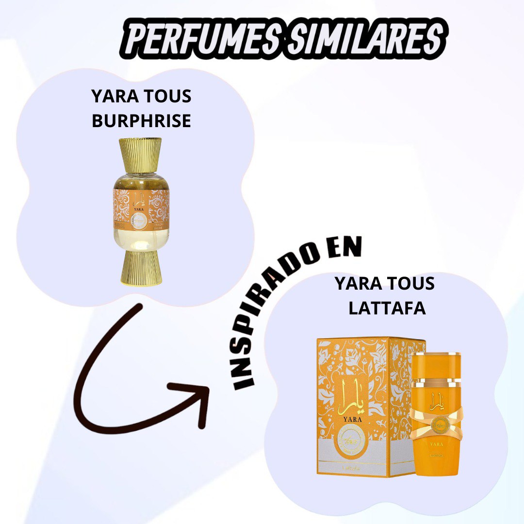 BURPHRISE YARA TOUS (M) 200ML (AROMA SIMILAR A LATTAFA YARA TOUS)