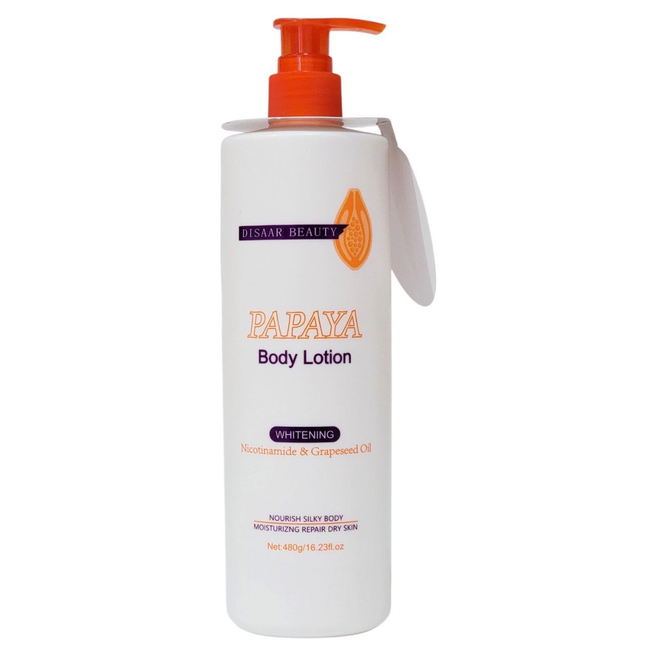 CREMA CORPORAL HIDRANTE Y EXFOLIANTE CON EXTRACTO DE PAPAYA DISAAR 480G