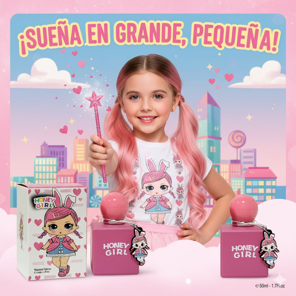 PERFUME PARA NIÑA HONEY GIRL 50ML (M)