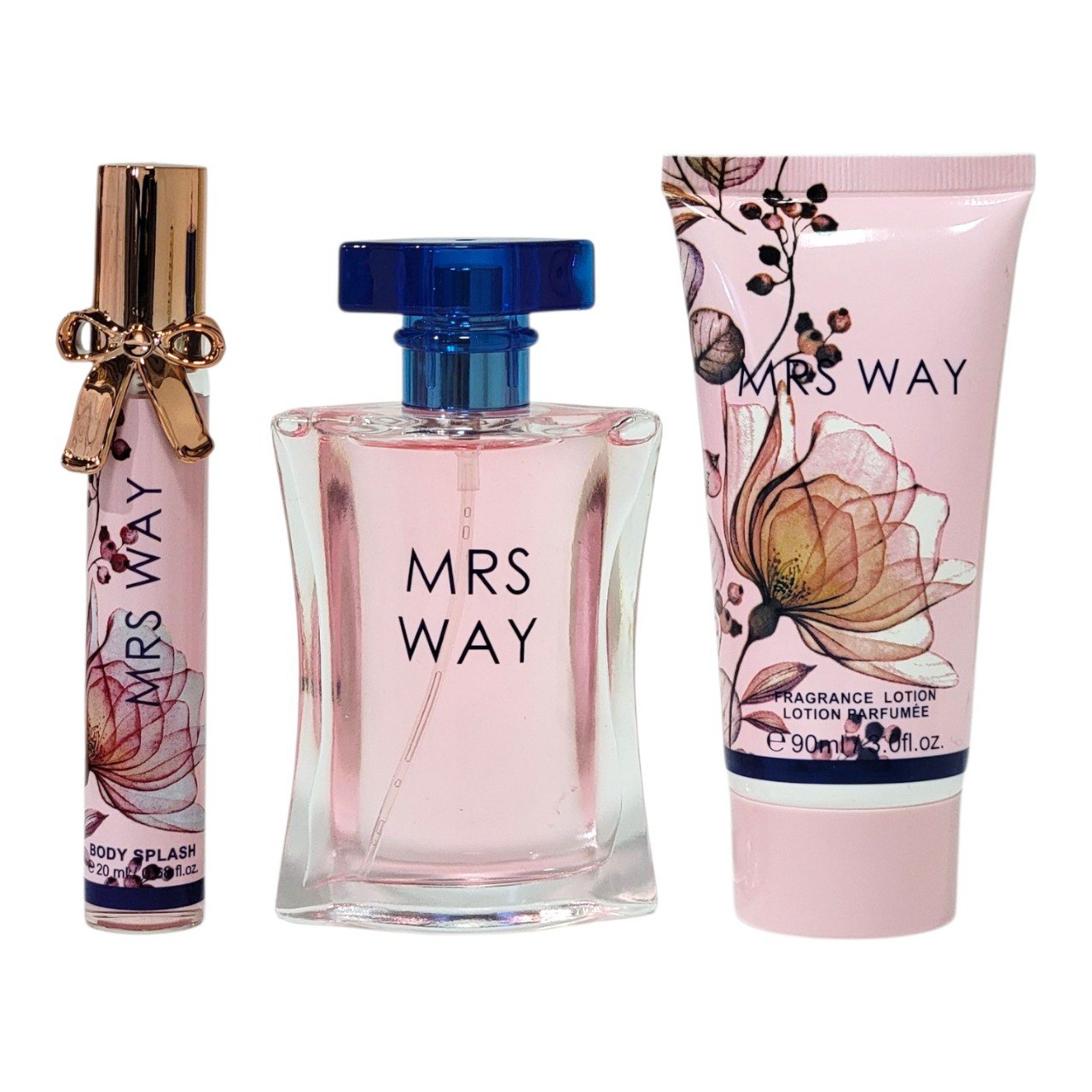 SET DE PERFUME MYSTICAL MRS WAY 3PCS (M) (INSPIRADO EN GIORGIO ARMANI MY WAY)