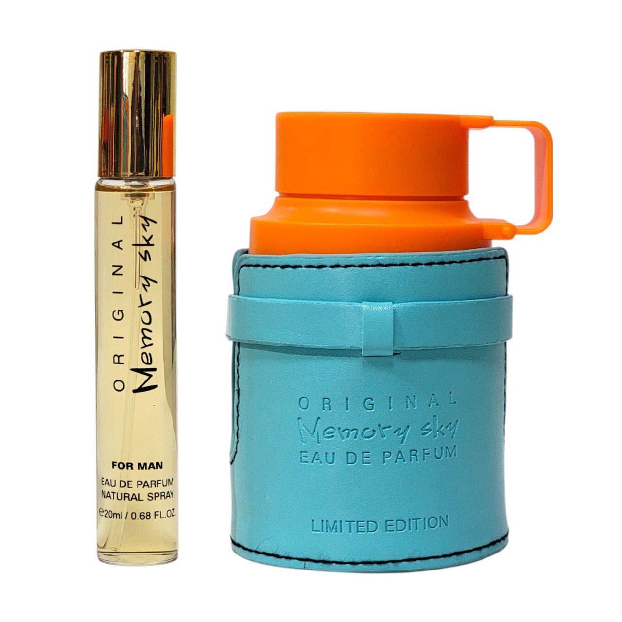 SET MYSTICAL ORIGINAL MEMORY SKY EDP 2PCS (H) (AROMA SIMILAR A ARMAF MANDARIN SKY)