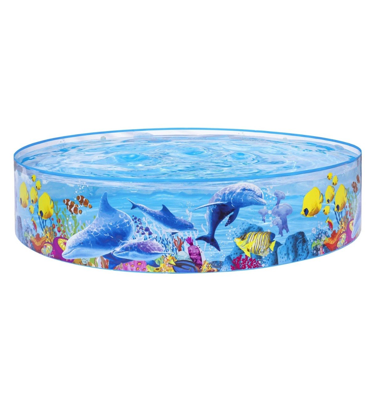 PISCINA ESTRUCTURAL DE PAREDES DE PVC DE ALTA RESISTENCIA Y FONDO DE VINILO BESTWAY 2.4MX46CM