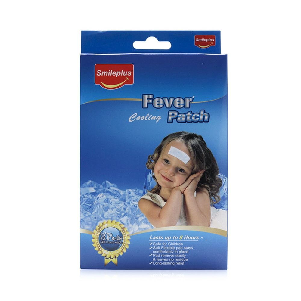 PARCHES REFRESCANTES PARA LA FIEBRE 3PCS SMILEPLUS