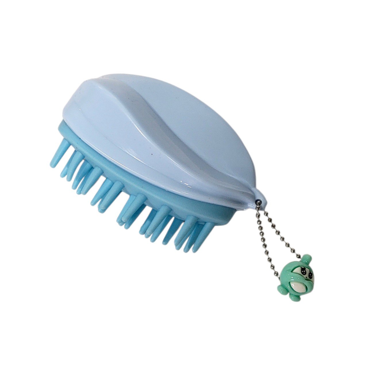 CEPILLO PARA EL CABELLO MASAJEADOR DE SILICONA 5X10CM