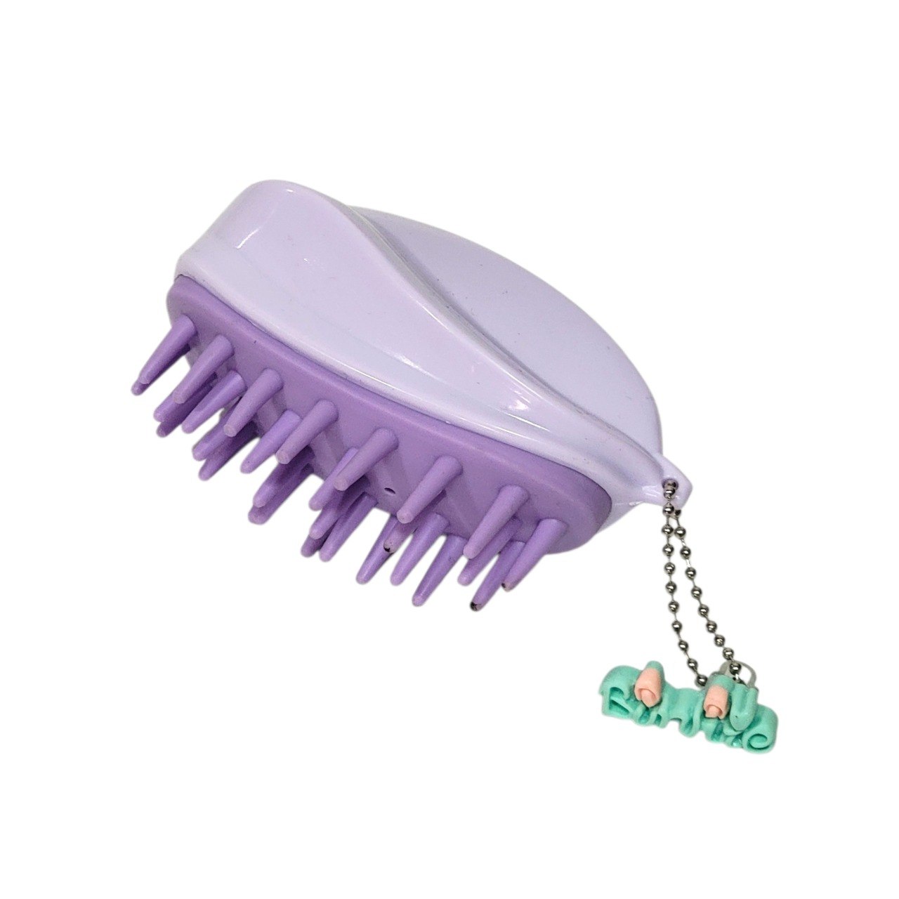 CEPILLO PARA EL CABELLO MASAJEADOR DE SILICONA 5X10CM