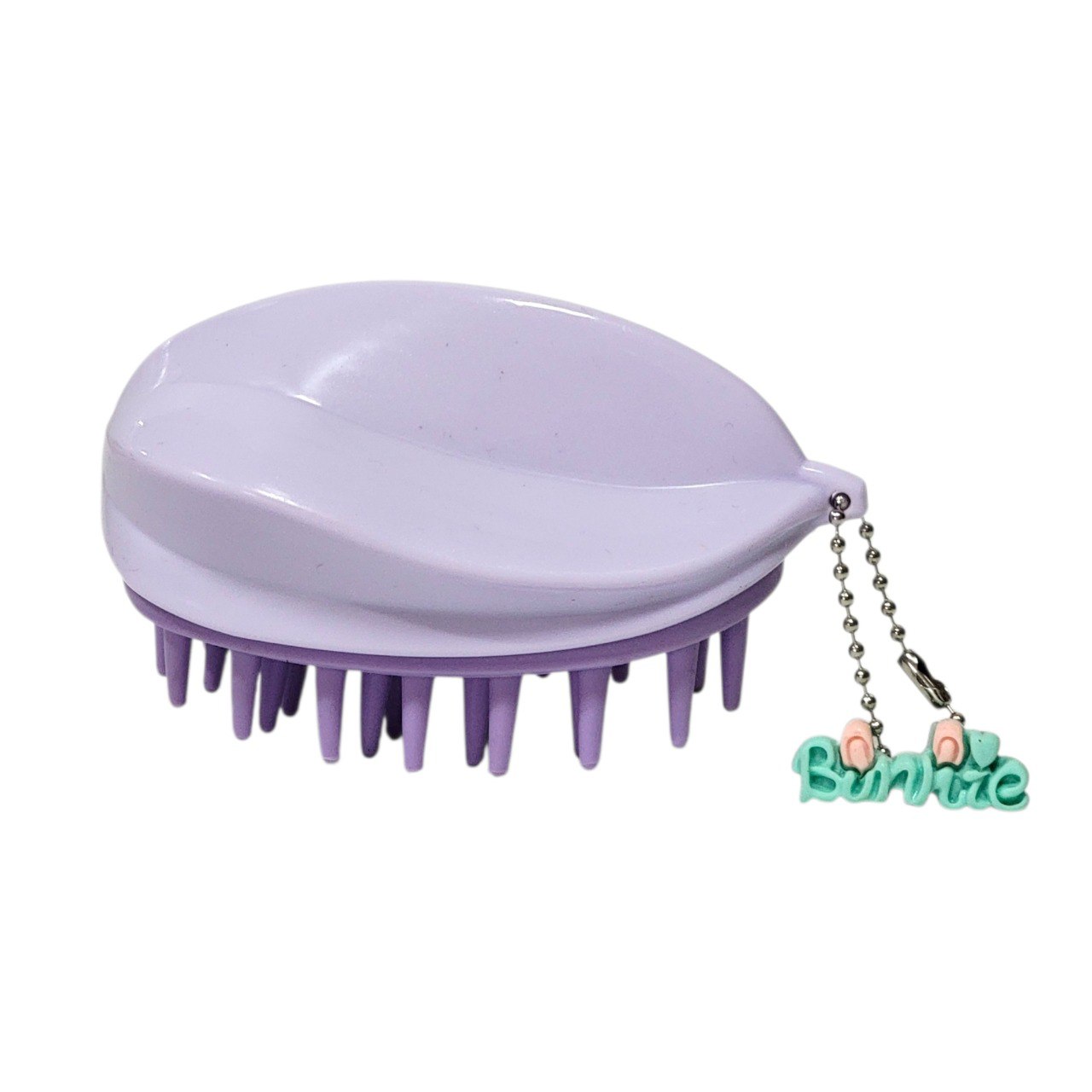 CEPILLO PARA EL CABELLO MASAJEADOR DE SILICONA 5X10CM