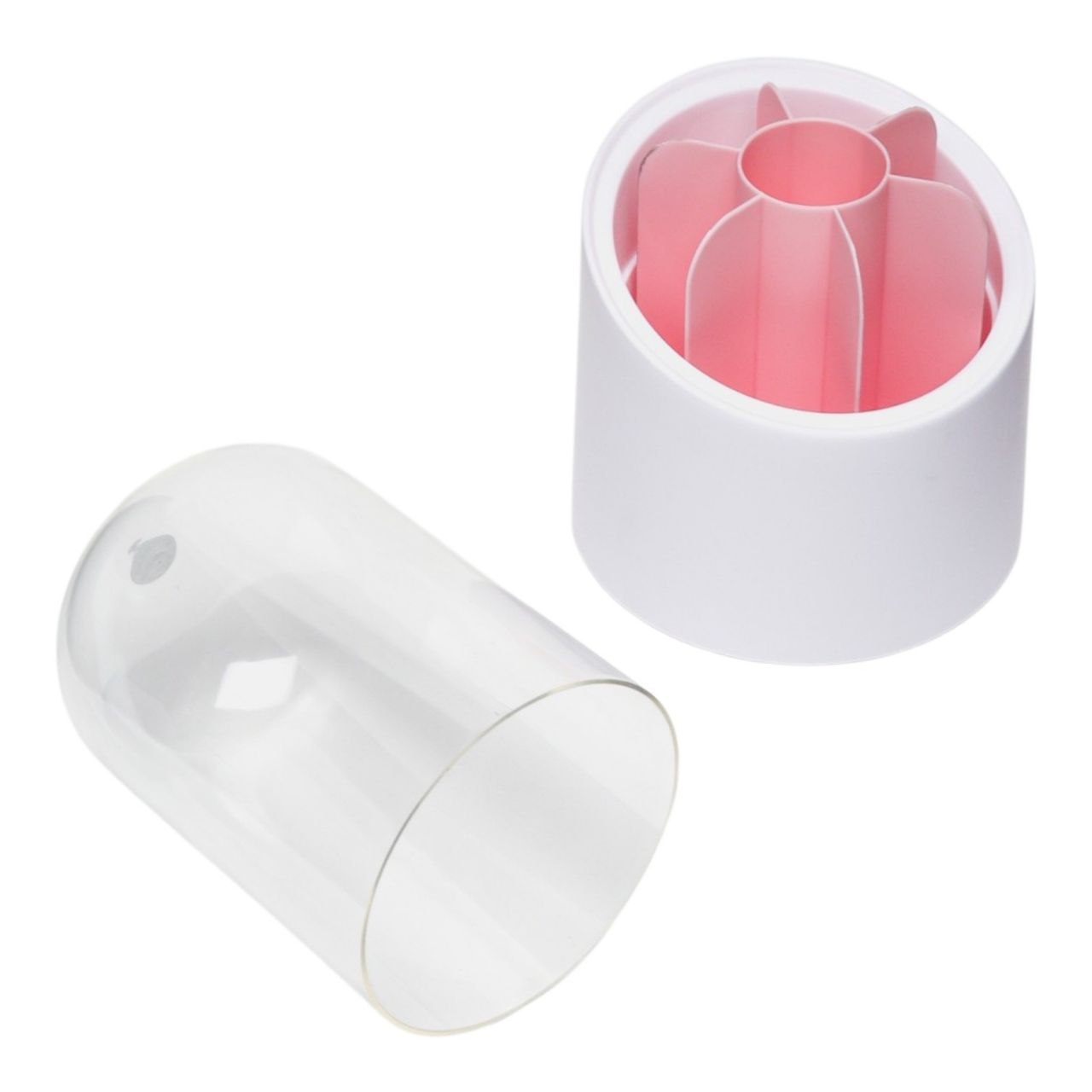 ORGANIZADOR DE BROCHAS DE MAQUILLAJE GIRATORIO LD-1005 12X23CM