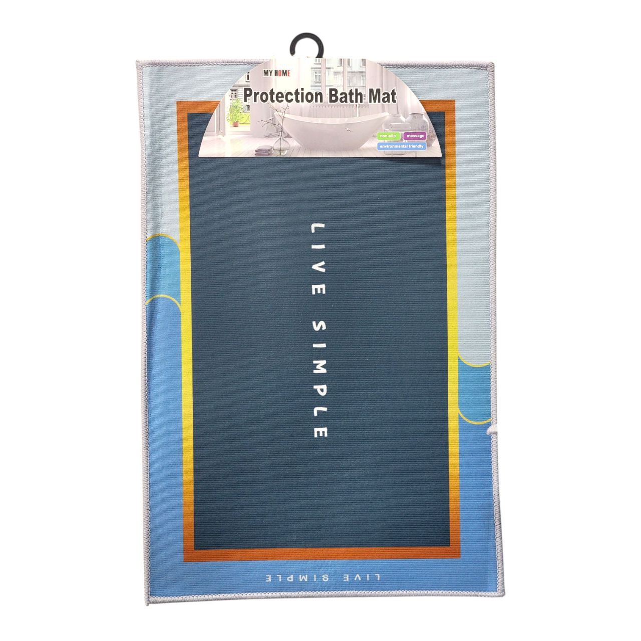 ALFOMBRA DE BAÑO ANTIDESLIZANTE MY HOME 39X49CM