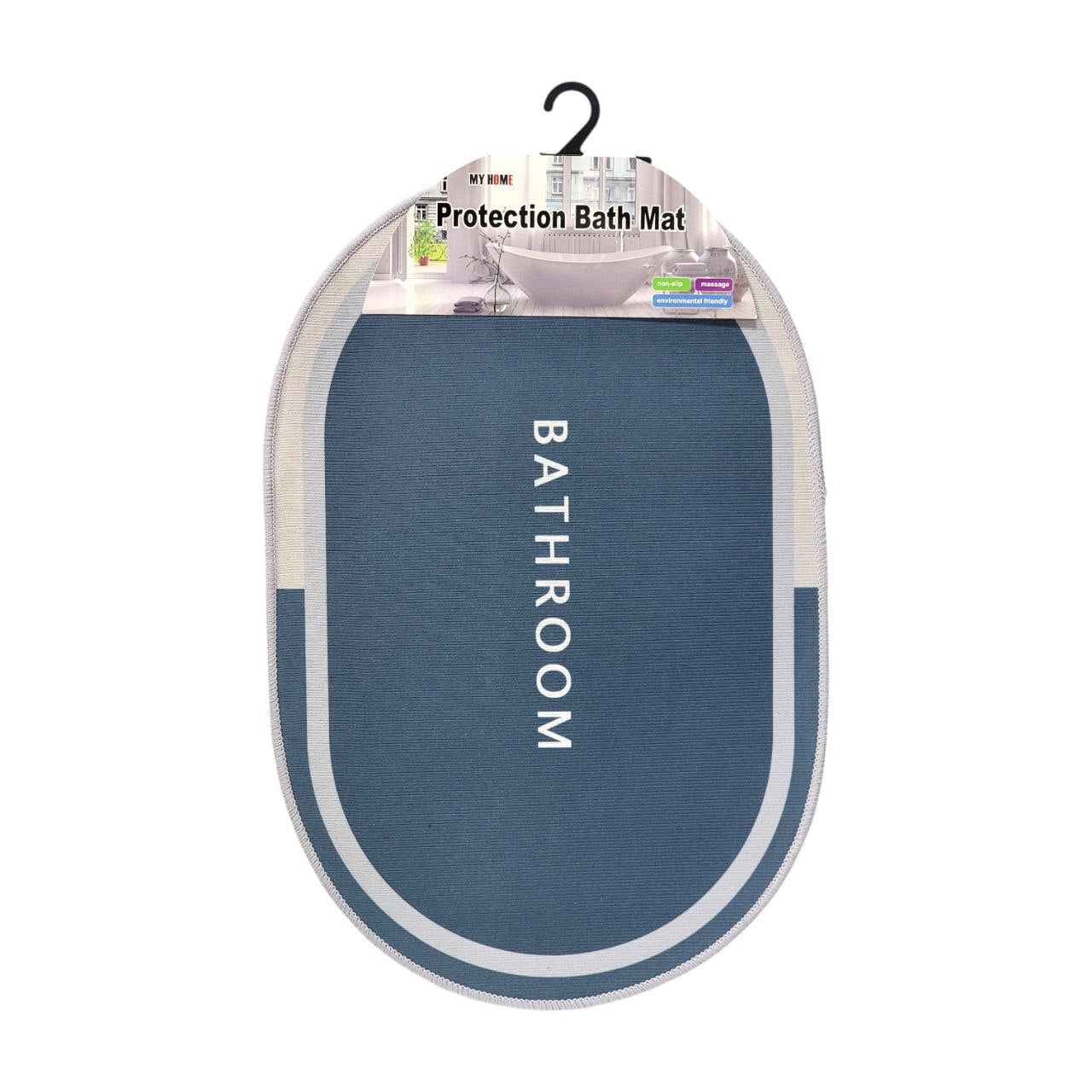 ALFOMBRA DE BAÑO ANTIDESLIZANTE MY HOME 39X49CM