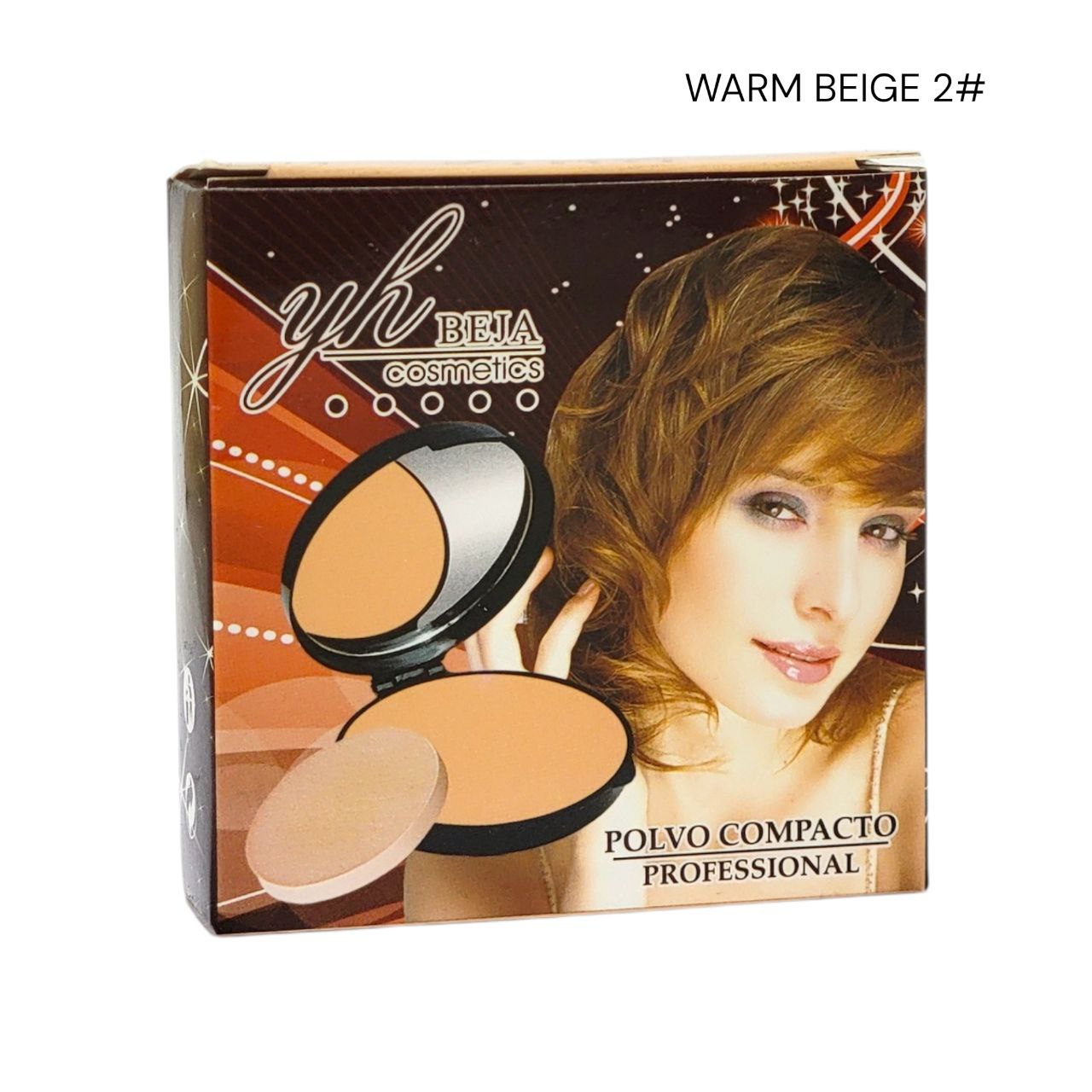 POLVO COMPACTO 6 TONOS YH BEJA COSMETICS