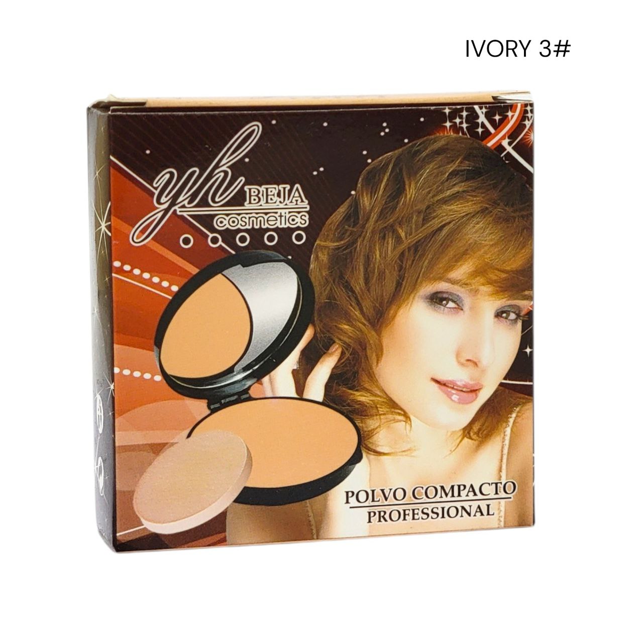POLVO COMPACTO 6 TONOS YH BEJA COSMETICS
