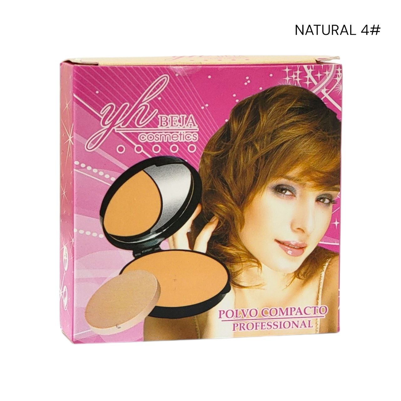 POLVO COMPACTO 6 TONOS YH BEJA COSMETICS