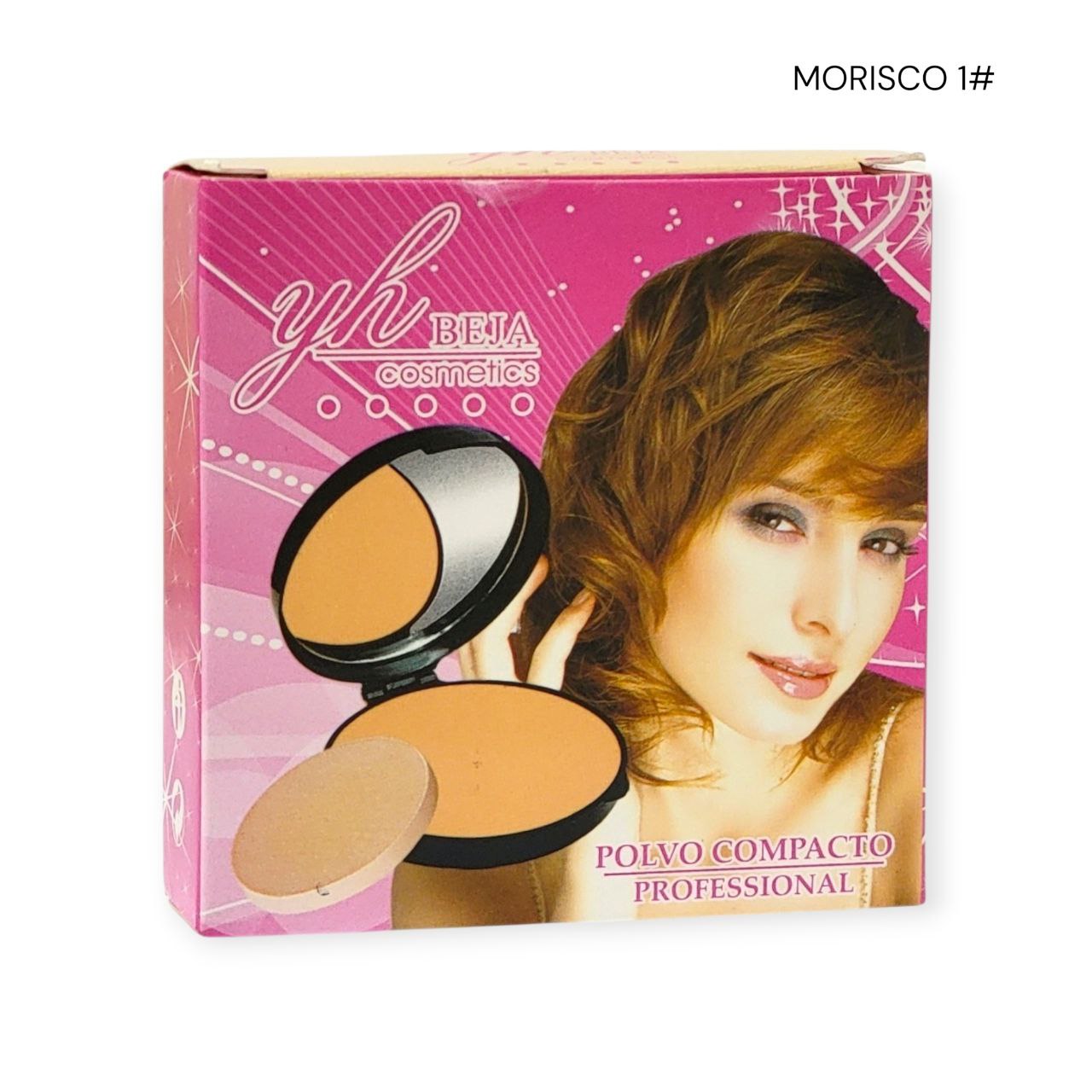 POLVO COMPACTO 6 TONOS YH BEJA COSMETICS